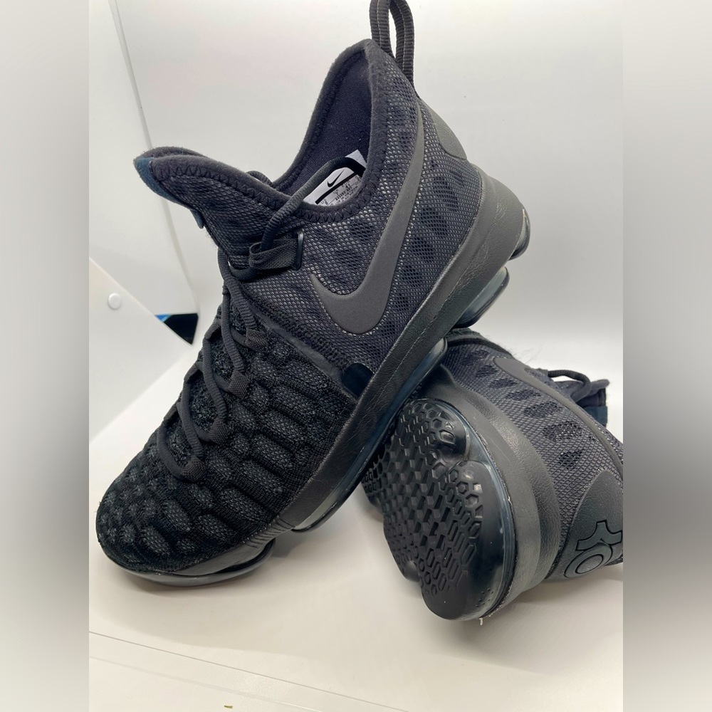 Men’s Nike Zoom KD 9 All Triple Black Space Blackout Kevin Durant Out sz 8